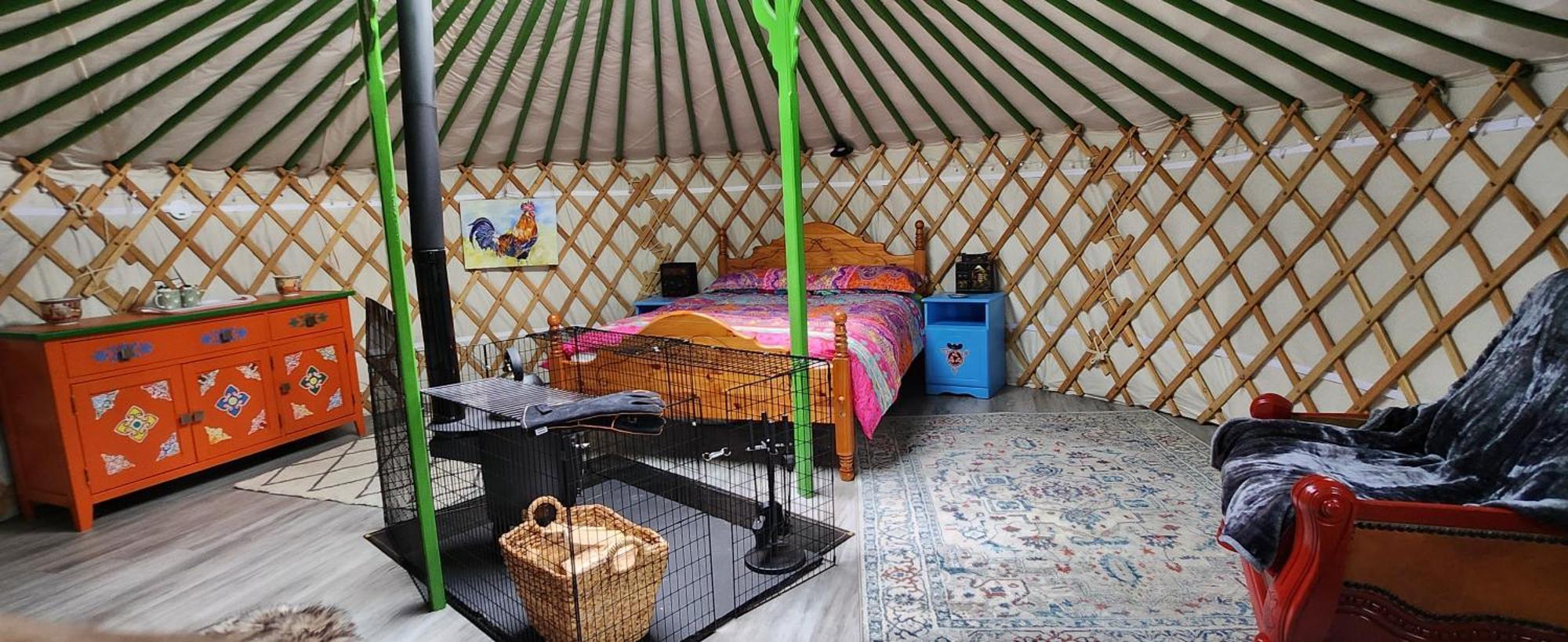 Kerrib Farm Luxury tent Pomeroy
